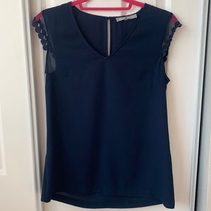 Daniel Rainn Navy Blouse